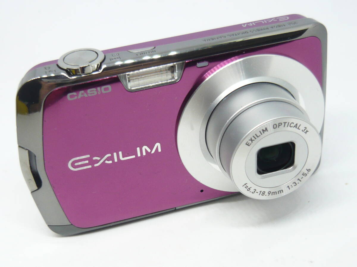 ジャンク　CASIO EXILIM コンパクトデジタルカメラ パープル Yahoo!オークション -「(パープル 紫)」(カシオ) (コンパクト