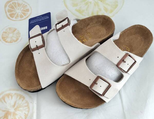 【23.0】 BIRKENSTOCK ビルケンシュトック アリゾナ サンダル ホワイト