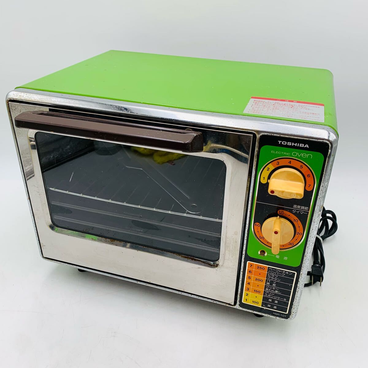 レトロ家電 TOSHIBA 東芝電気オーブン HGR-103(家庭用) Yahoo!オークション -「東芝 電気オーブン」の落札相場・落札価格