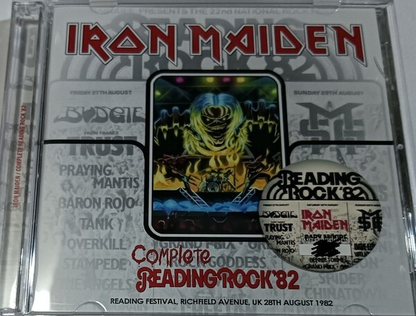 アイアン・メイデン 1982年 Iron Maiden Live At Reading Festival,Richfield Avenue,UK Complete