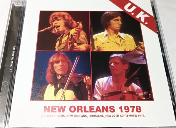 U.K. 1978年 Live At New Orleans,USA John Wetton Allan Holdsworth Bill Bruford UK