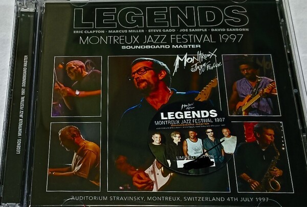 エリック・クラプトン 1997年 Stereo SBD Live At Montreux,Switzerland David Sanborn Marcus Miller Steve Gadd Eric Clapton