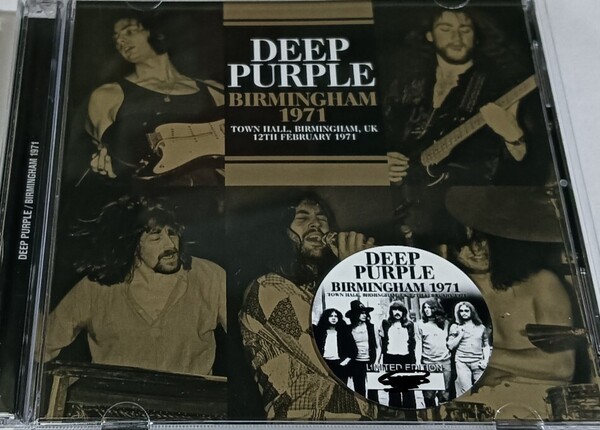 ディープ・パープル 1971年 Deep Purple Live At Birmingham,UK Ritchie Black more
