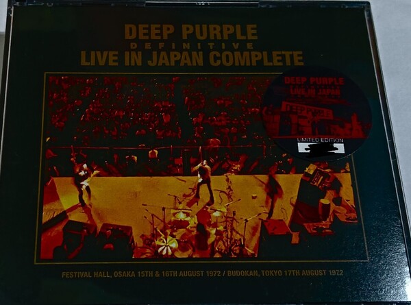 ディープ・パープル 1972年 日本公演 CD6枚 Deep Purple Definitive Live At Japan Tokyo,Osaka Ritchie Blackmore