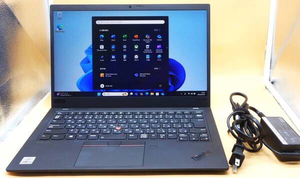 ThinkPad X1 Carbon gen8 windows11 Pro Core i5-10210U 無線WAN(LTE)/SSD(NVMe)256GB/8GB/指紋/HDMI/カメラ/Bluetooth 管543-443