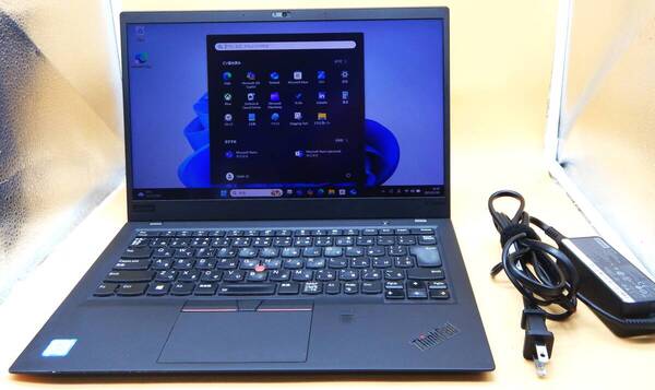 ThinkPad X1 Carbon gen6 windows11Pro Core i7-8550U SSD256GB/16GB 指紋/カメラ/HDMI/Bluetooth/microSD 管686-20