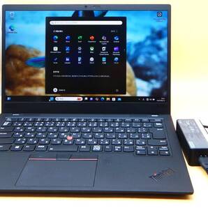 ThinkPad X1 Carbon gen8 windows11 Pro Core i5-10210U 無線WAN(LTE)/SSD(NVMe)256GB/8GB/指紋/HDMI/カメラ/Bluetooth 管608-02