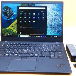 Windows11 Pro ThinkPad X1 Carbon gen7 Core i7-8565U SSD(NVMe)256GB/16GB 指紋/HDMI/Bluetooth 管