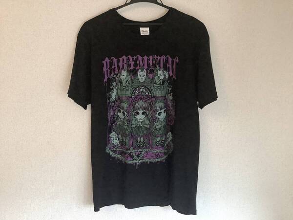 BABYMETAL 召喚 2014 Tシャツ 菊地最愛 中元すず香 水野由結 ベビーメタル さくら学院 岡崎百々子 L