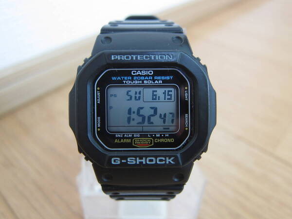 CASIO G-SHOCK オリジンシリーズ G-5600E-1JF【タフソーラー】美品