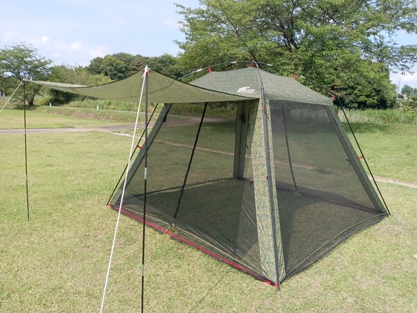 FIELDOOR フィールドア スクリーンテント 蚊帳 メッシュタープ キャンプ アウトドア等