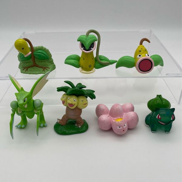 モンコレ ポケモン フィギュア まとめ売りセット モンスターコレクション マダツボミ ウツドン ウツボット タマタマ ナッシー 初期 当時物