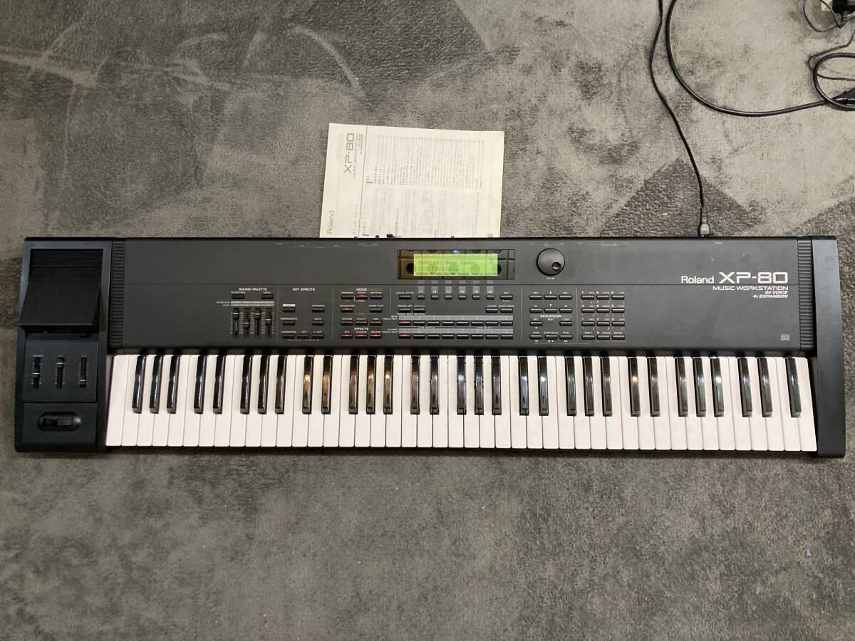 Roland シンセサイザー XP-80 メンテナンス済 Yahoo!オークション -「roland xp 80」の落札相場・落札価格