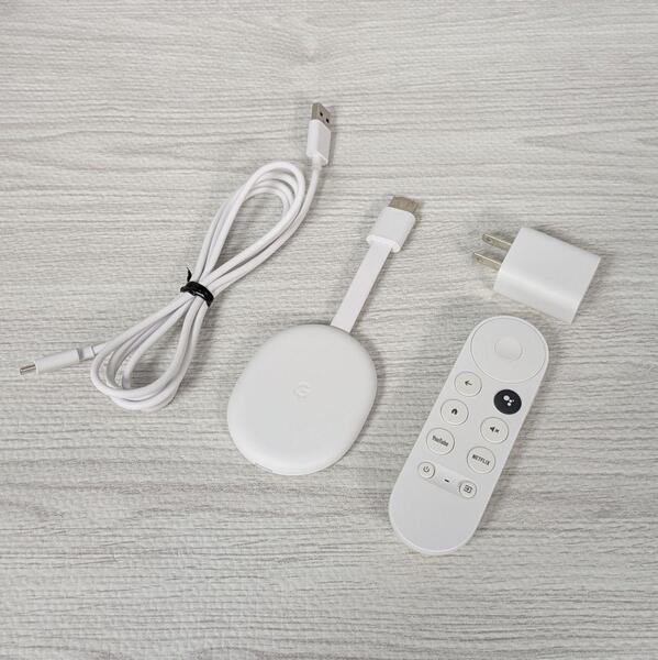 Chromecast with Google TV 4K ホワイト クロムキャスト usb 電源