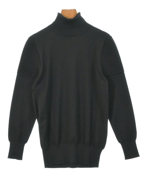 【美品】ハイク　HYKE カシミヤ混　セーター　ニット　黒　ブラック　伸縮性 美品】ハイク HYKE カシミヤ混 セーター ニット 黒 ブラック