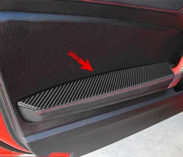 送料無料 トヨタ86 スバルBRZ zn6系 リアルカーボン ドアアームレストカバーパネル インテリアパネル