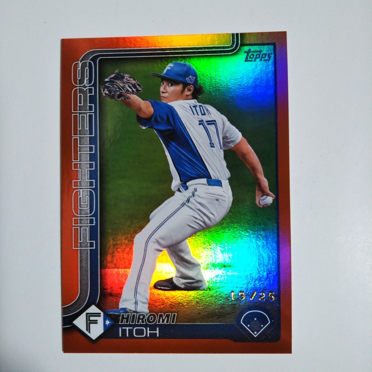 WBC】topps 2022 npb 日本ハム 伊藤大海 red 5枚限定