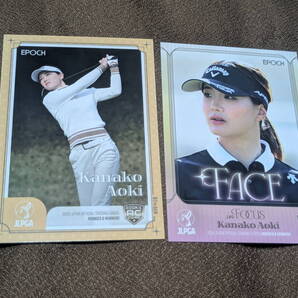 <青木香奈子>エポック社女子ゴルフJLPGA2025 ROOKIES&WNNERS レギュラー2種セット RC