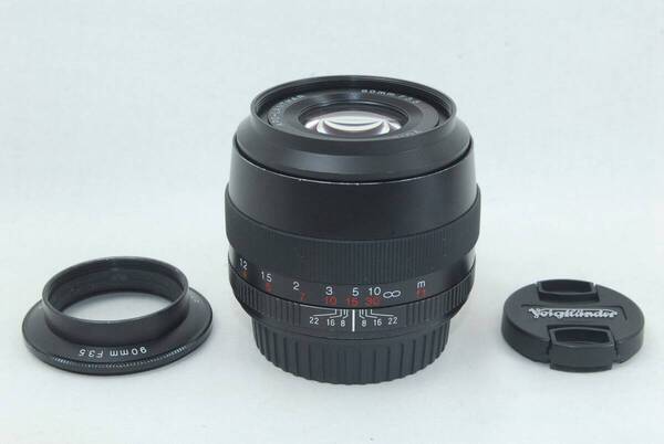 ★実用良品★Voigtlander フォクトレンダー APO-LANTHAR アポランター 90mm F3.5 SL II Close Focus CANON キャノン EFマウント♪