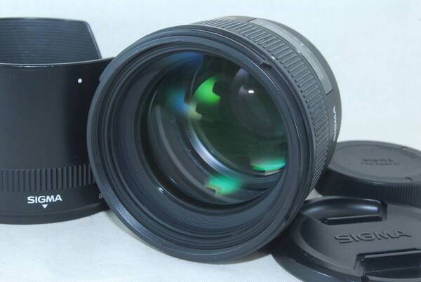 ★実用良品★SIGMA シグマ 85mm F1.4 EX DG HSM PENTAX ペンタックス フード付き♪
