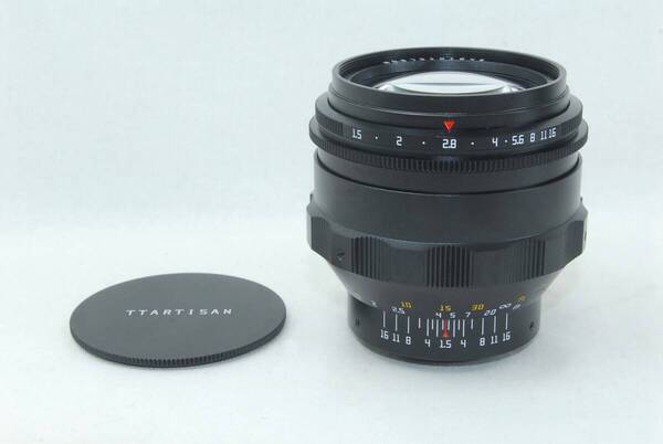 ★新品級★銘匠光学 TTArtisan 75mm f/1.5 M42 ぐるぐるボケレンズ♪