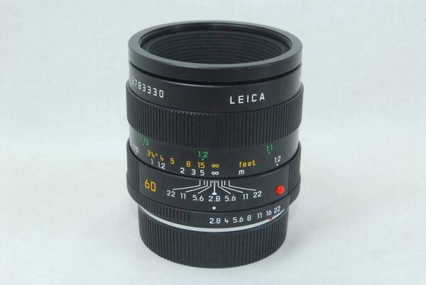★希少良品★LEICA ライカ MACRO-ELMARIT-R マクロエルマリート 60mm F2.8 E55 ROM Germany♪