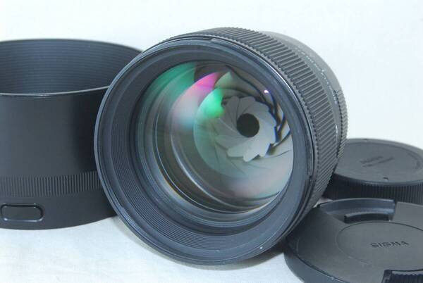 ★実用良品★SIGMA シグマ Art 85mm F1.4 DG DN ライカLマウント 元箱付き♪