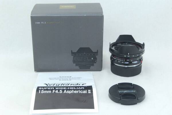 ★良品★Voigtlander フォクトレンダー SUPER WIDE-HELIAR 15mm F4.5 II VM 各部点検済み♪