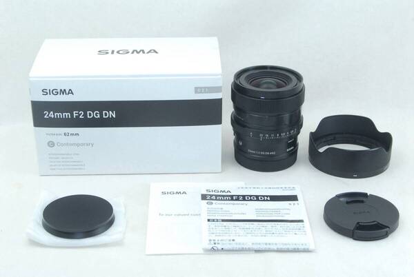 ★新品級★SIGMA シグマ C 24mm F2.0 DG DN Contemporary ライカLマウント 元箱付き♪
