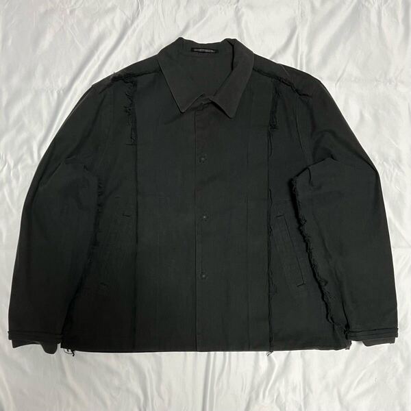 Yohji Yamamoto POUR HOMME ブルゾン ほつれ加工 ジャケット ヨウジヤマモト プールオム