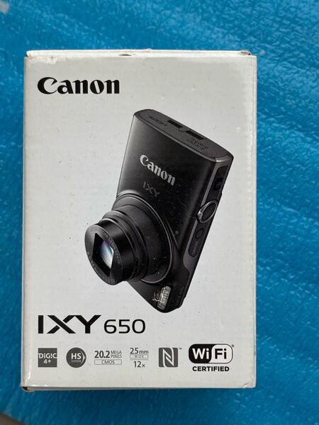 コンパクトデジタルカメラ CANON IXY 650 シルバー Wi-Fi 完品 コンデジ デジカメ コンパクトデジタルカメラ イクシー
