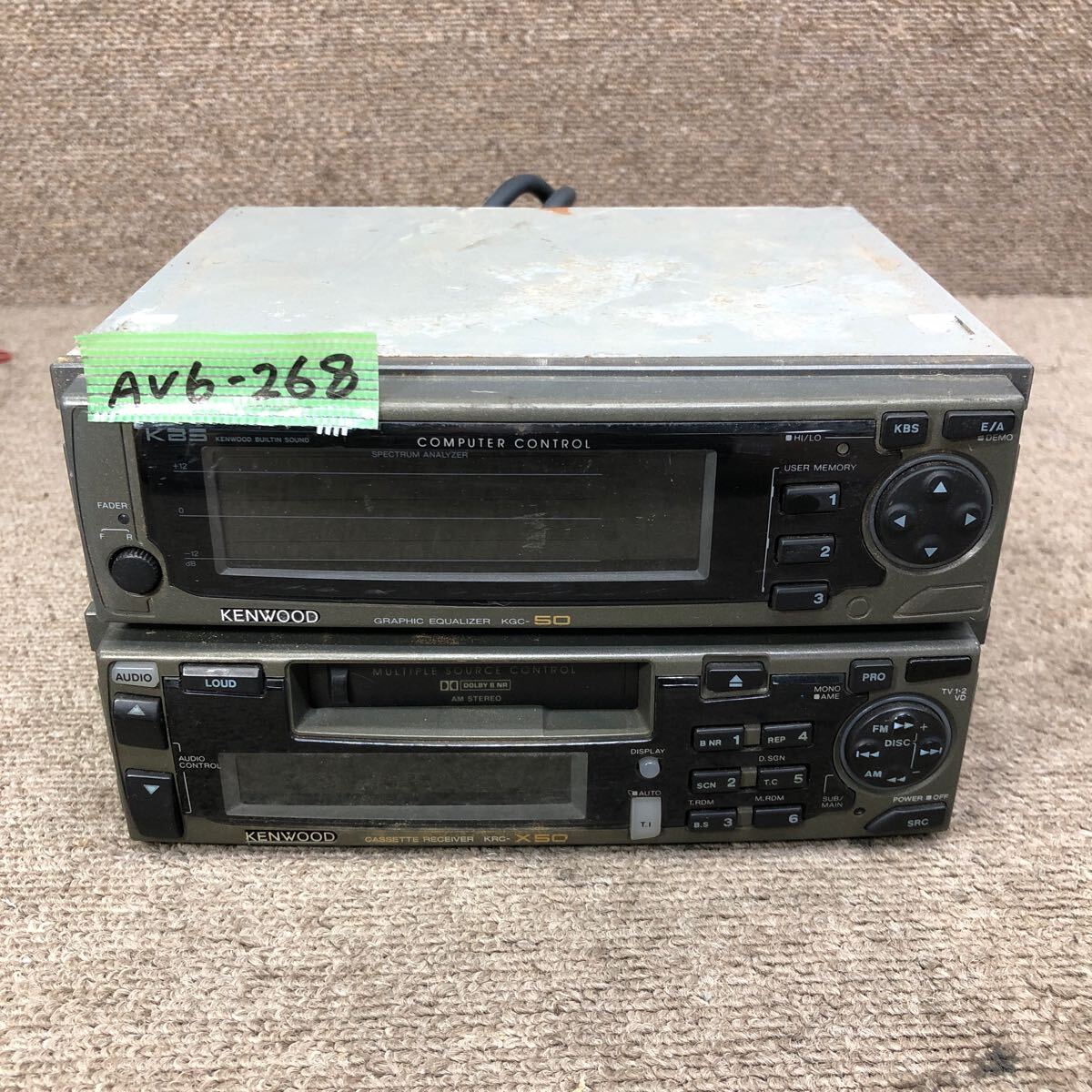 KENWOOD カーオーディオ セット カG-70 X-50 動作品 KENWOOD カーオーディオ セット カG-70 X-50 動作品 - メルカリ