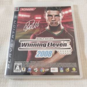 一円スタート 中古 ゲームソフト PS3  ワールドサッカー ウイニングイレブン 2008   解説書付