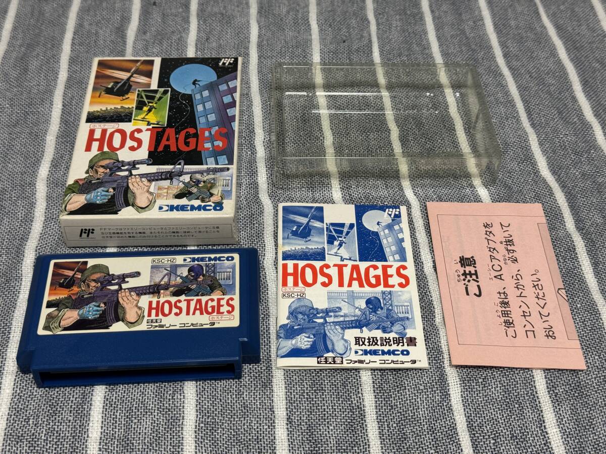 超貴重!ファミコン ホステージ 箱説明書付き KEMCO Yahoo!オークション -「hostages ホステージ」(ファミコン