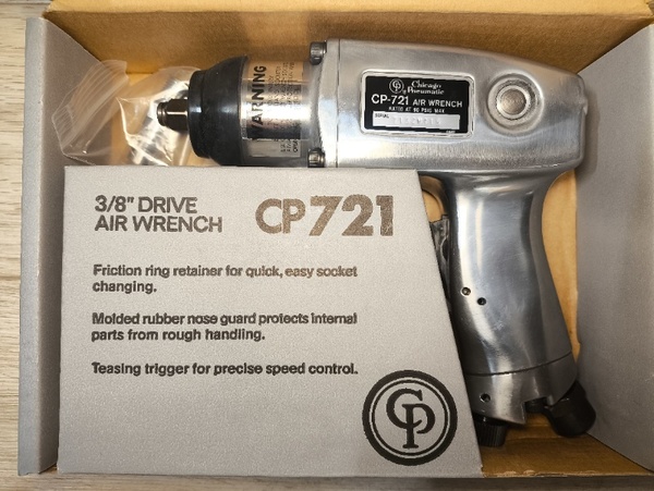 新品 シカゴ Chicago Pneumatic 3/8 インチ CP-721 ドライブ エアインパクトレンチ