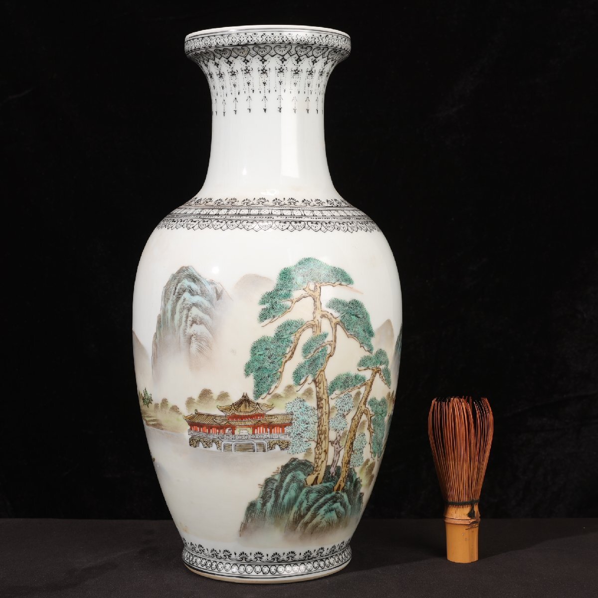 2025年最新】Yahoo!オークション -粉彩 花瓶の中古品・新品・未
