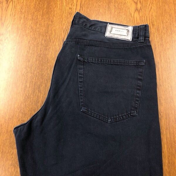 【GF006】BOSS HUGO BOSS W38 L36 カラーパンツ ネイビー 紺色 メンズブランド古着 ヒューゴボス 送料無料