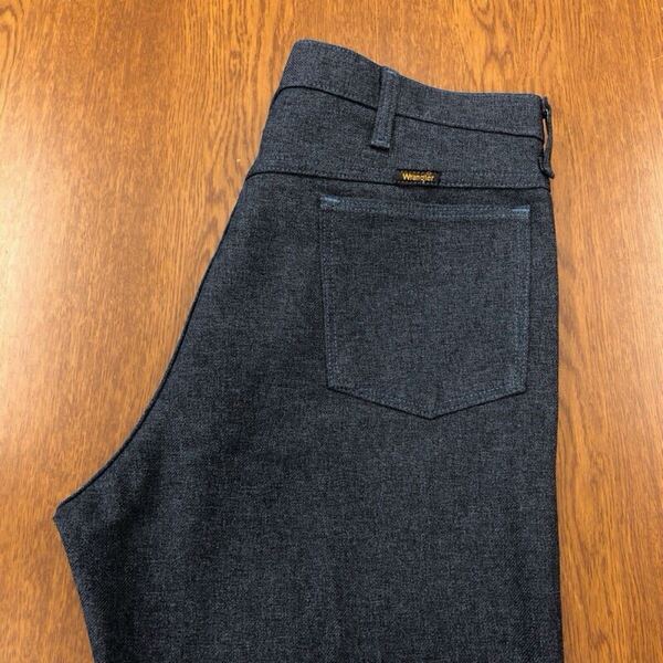 【GF066】Wrangler W36 L30 スタプレ ワークパンツ ネイビー 紺色 メンズブランド古着 ラングラー 送料無料