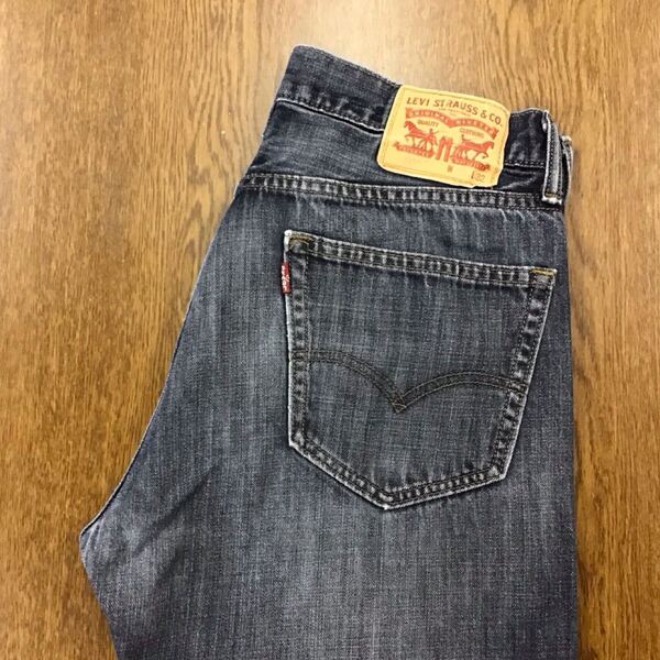【GF076】Levi's 505 W33 L32 色落ち加工 ジーンズ ジーパン デニムパンツ メンズブランド古着 リーバイス505 送料無料