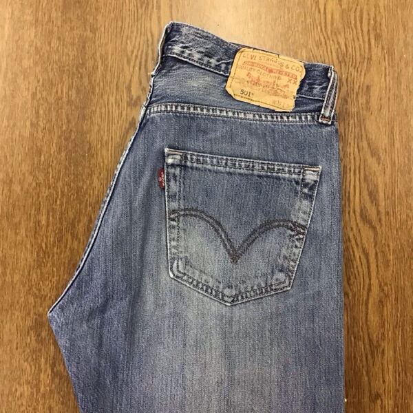 【GF086】Levi's 501 W31 L36 定番ストレート ジーンズ ジーパン デニムパンツ メンズブランド古着 リーバイス501 送料無料