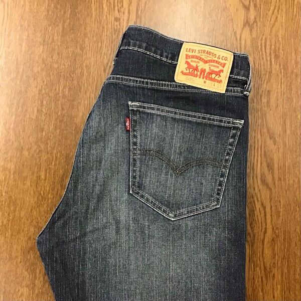 【GF126】Levi's 505 W33 L32 色落ち加工 ジーンズ ジーパン デニムパンツ ストレッチ生地 メンズブランド古着 リーバイス505 送料無料