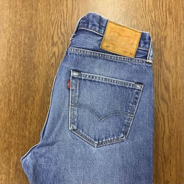 【GF127】Levi's 501CT W29 L32 色落ち加工 ジーンズ ジーパン デニムパンツ メンズブランド古着 リーバイス501CT 送料無料