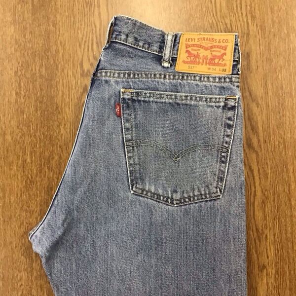 【GF146】Levi's 517 W34 L32 定番ブーツカット ジーンズ ジーパン デニムパンツ メンズブランド古着 リーバイス517 送料無料