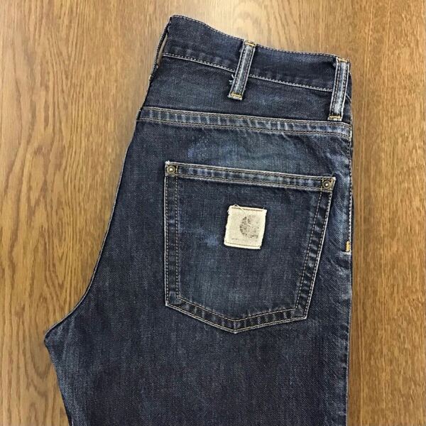 【GF173】Carhartt W31 L32 色落ち加工 ジーンズ ジーパン デニムパンツ メンズブランド古着 カーハート 送料無料