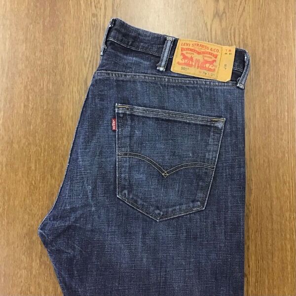【GF180】Levi's 501 W38 L30 定番ストレート ジーンズ ジーパン デニムパンツ メンズブランド古着 リーバイス501 送料無料