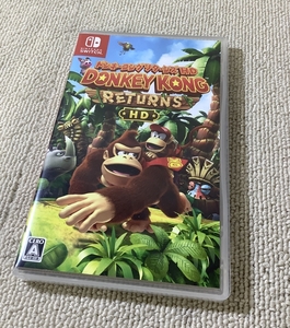 ★中古 ゲーム ゲームソフト スイッチ 任天堂 DONKEYKONG RETURNS 【Switch】 ドンキーコング リターンズ HD 909★