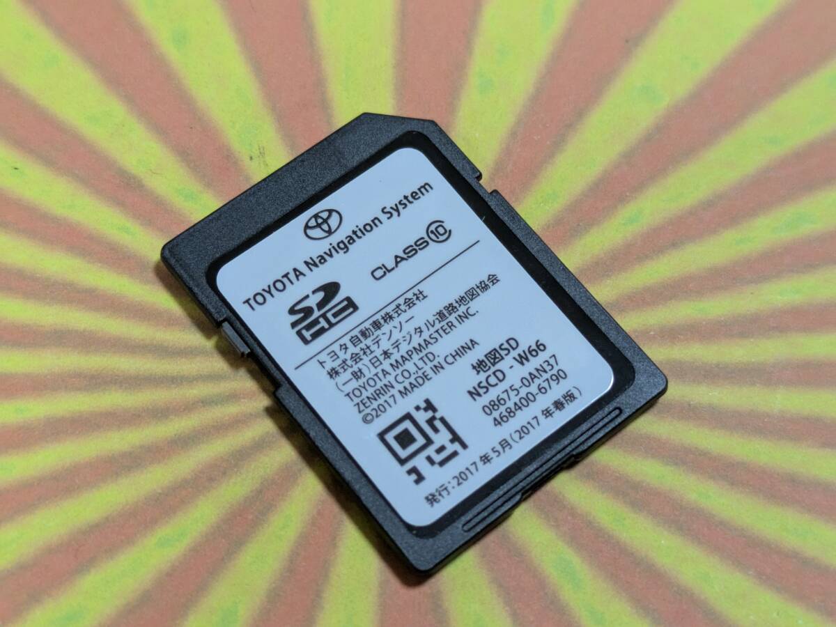TOYOTA ナビゲーション用SDカード NSCD-W66