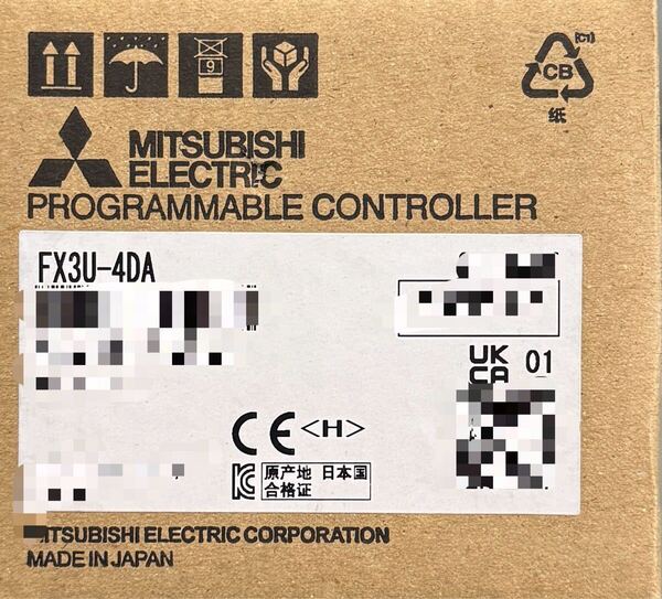 【未使用】三菱電機 MELSEC-Fシリーズ アナログ出力ブロック FX3U-4DA①