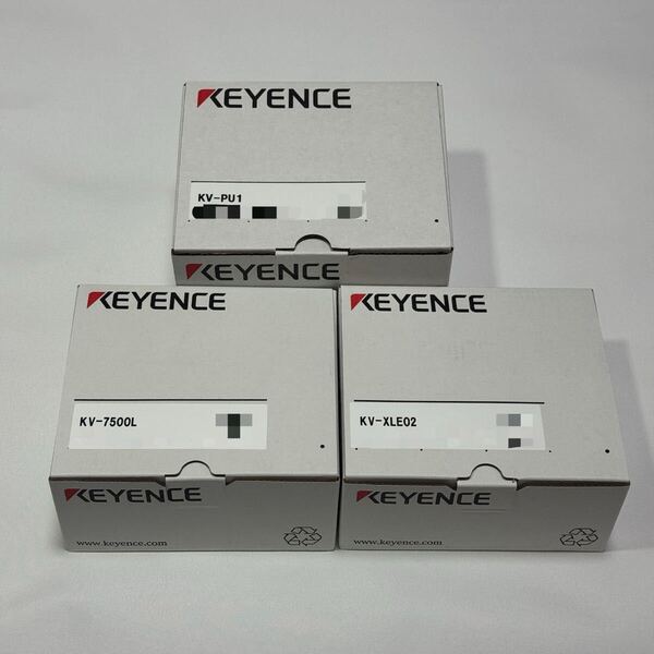 【未使用】キーエンス KV-7500L&KV-XLE02&KV-PU1セット