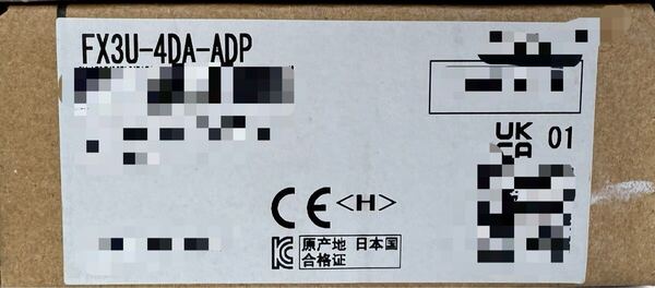 【未使用】三菱電機 MELSEC-Fシリーズ アナログ出力アダプタ FX3U-4DA-ADP①